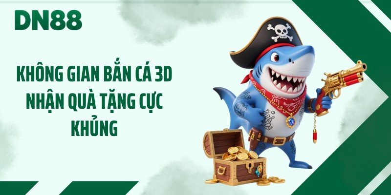 Không gian bắn cá 3D nhận quà tặng cực khủng